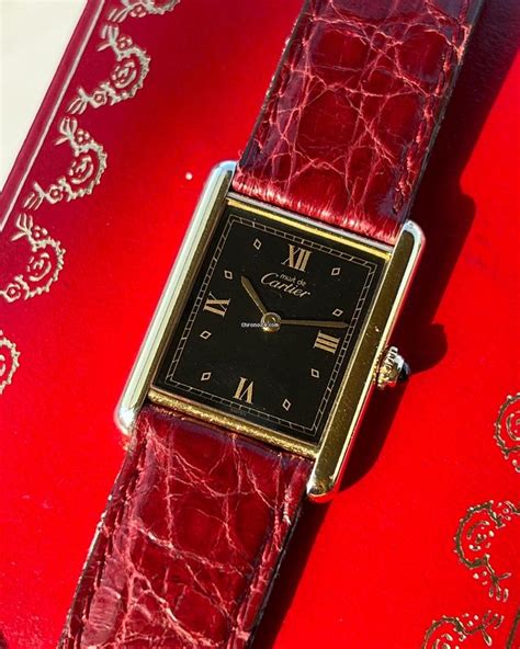 orologio cartier paris vermeil|cartier 590005 price.